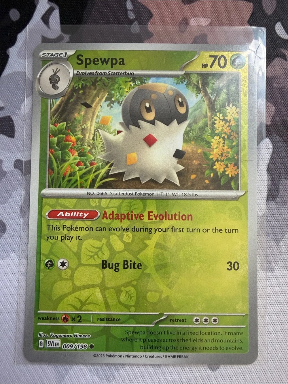 🦋 Scatterbug, Spewpa & Vivillon Evolution Pokémon Lot | Reverse Holo ✨5/$25✨